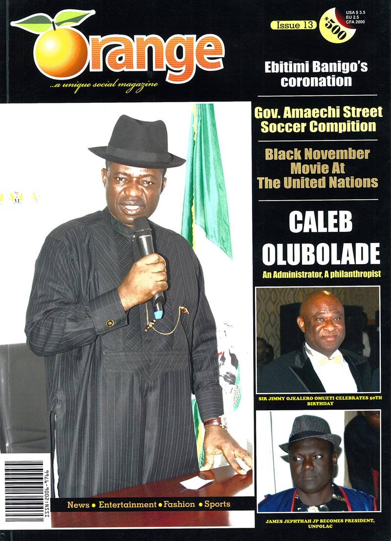 Orange Magazine Feature Cover